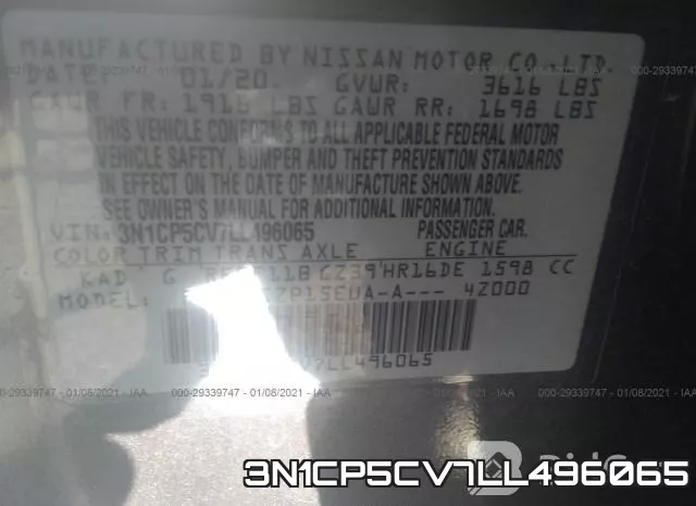 3N1CP5CV7LL496065