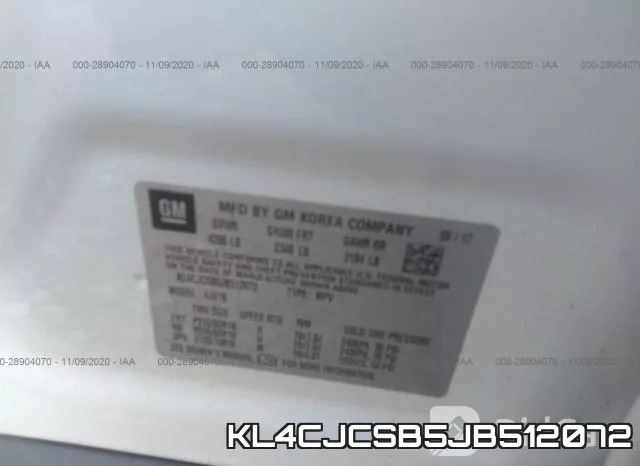 KL4CJCSB5JB512072