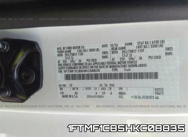 1FTMF1C85HKC08835