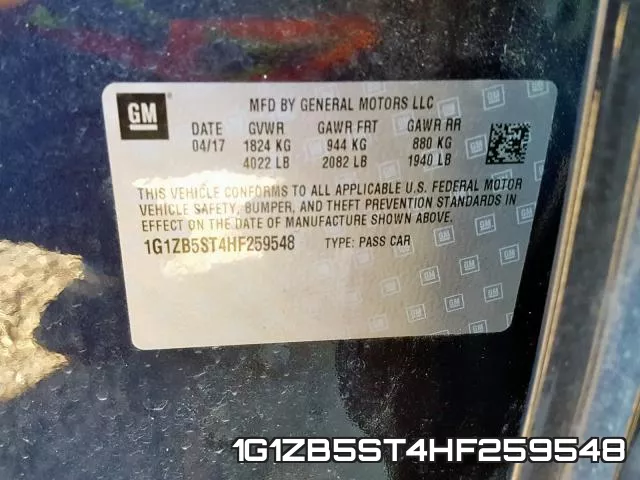 1G1ZB5ST4HF259548