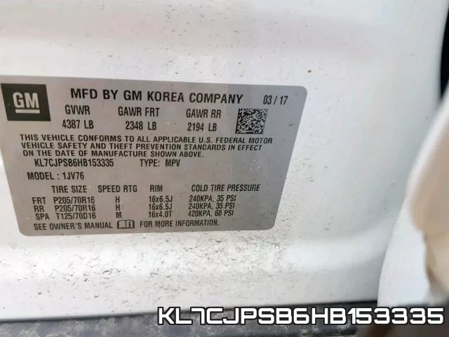 KL7CJPSB6HB153335
