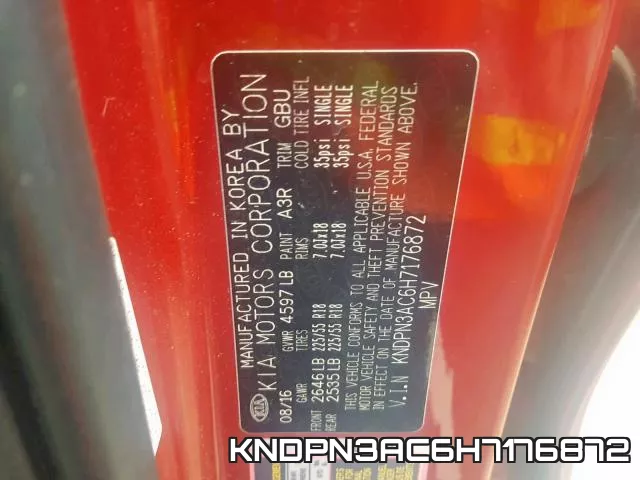 KNDPN3AC6H7176872