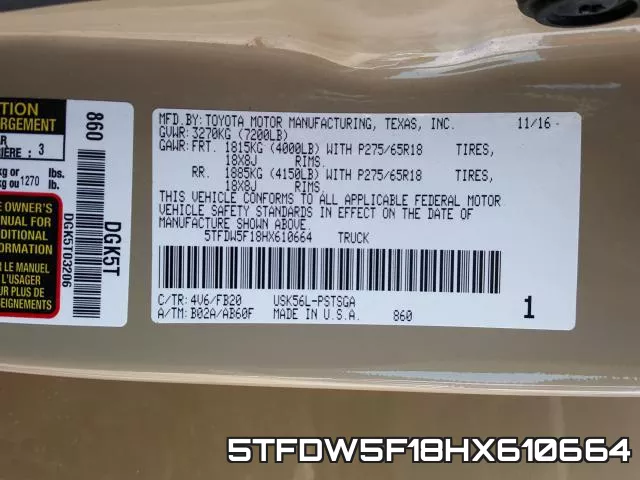 5TFDW5F18HX610664