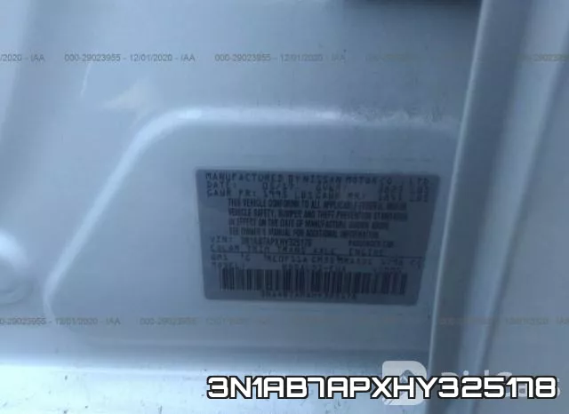 3N1AB7APXHY325178