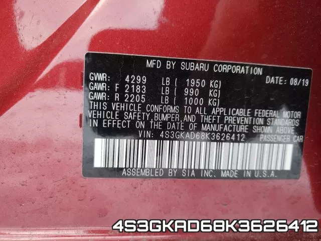 4S3GKAD68K3626412