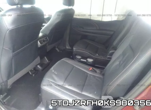 5TDJZRFH0KS980356