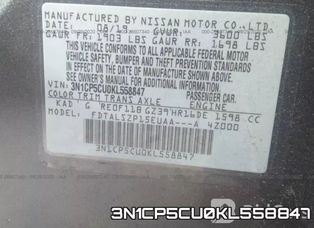 3N1CP5CU0KL558847