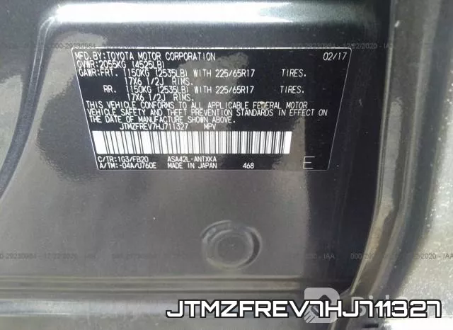 JTMZFREV7HJ711327