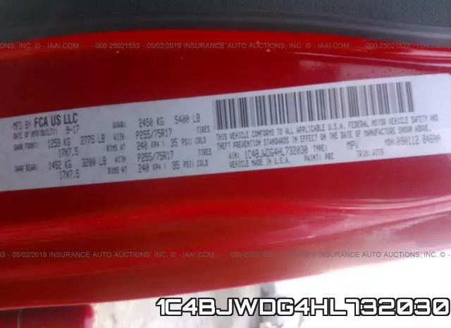 1C4BJWDG4HL732030