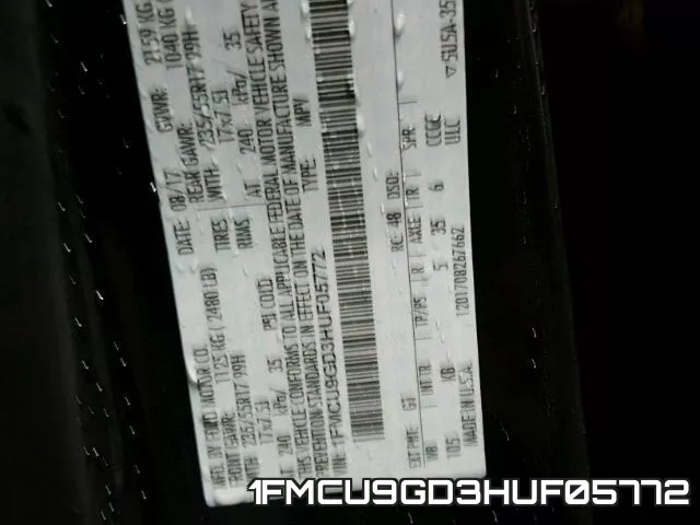 1FMCU9GD3HUF05772