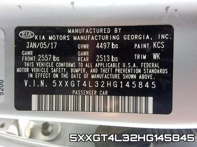 5XXGT4L32HG145845