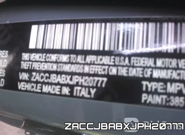 ZACCJBABXJPH20777