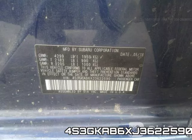 4S3GKAB6XJ3622590