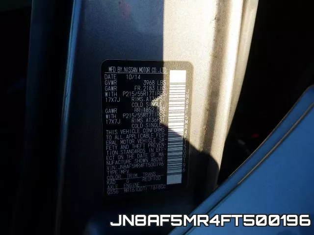 JN8AF5MR4FT500196