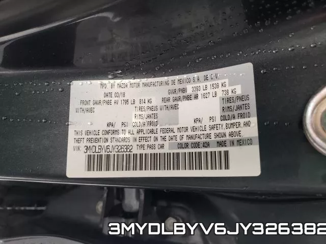 3MYDLBYV6JY326382