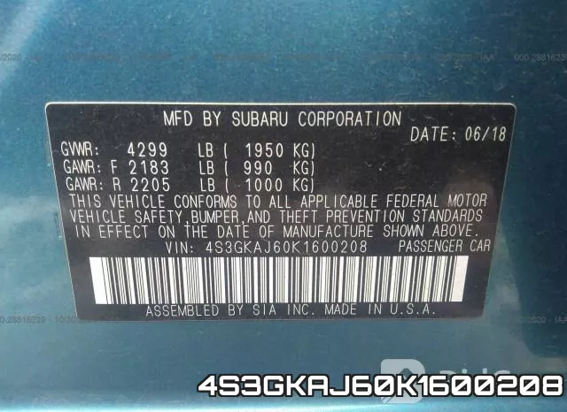 4S3GKAJ60K1600208