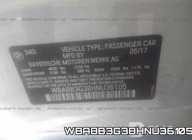 WBA8B3G38HNU36105