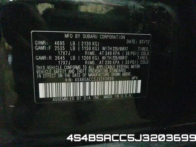 4S4BSACC5J3203699