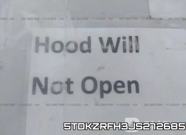5TDKZRFH3JS272685