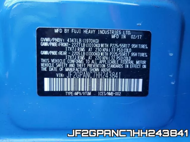 JF2GPANC7HH243841