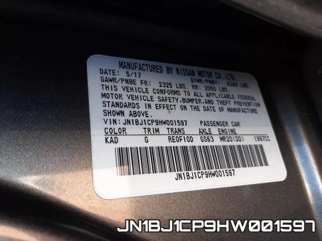 JN1BJ1CP9HW001597