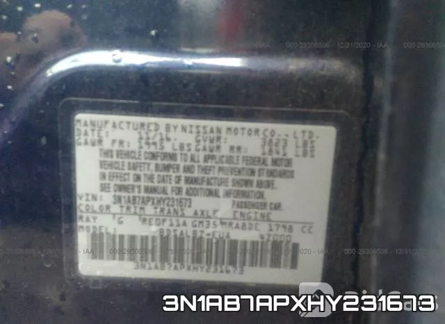 3N1AB7APXHY231673
