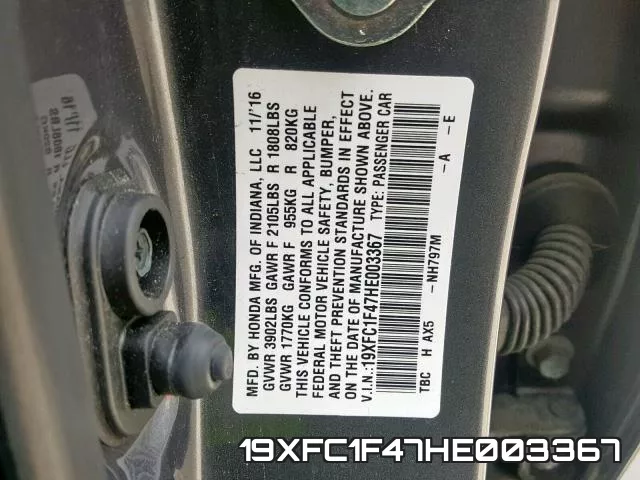 19XFC1F47HE003367