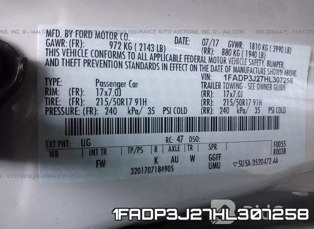 1FADP3J27HL307258