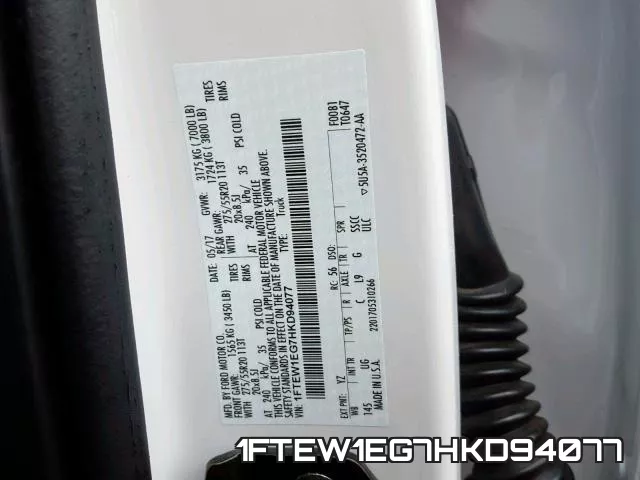 1FTEW1EG7HKD94077