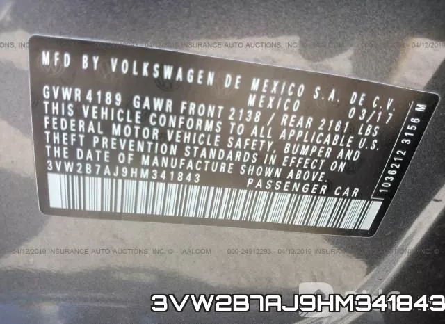 3VW2B7AJ9HM341843