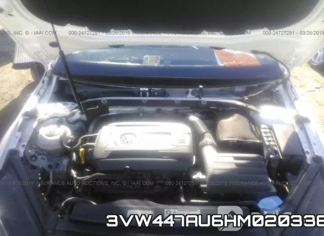 3VW447AU6HM020338