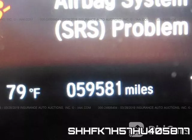 SHHFK7H57HU405877