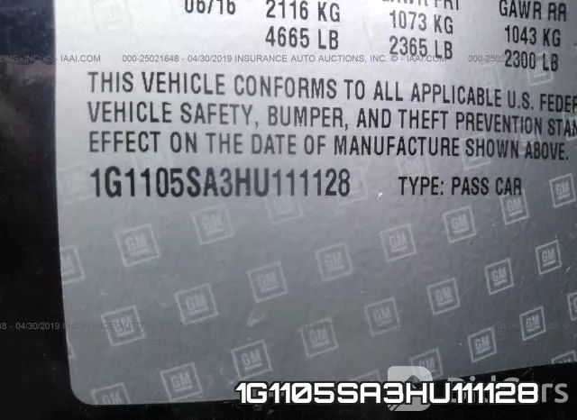 1G1105SA3HU111128