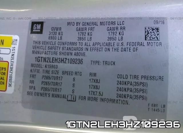 1GTN2LEH3HZ109236