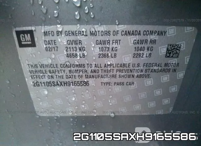 2G1105SAXH9165586
