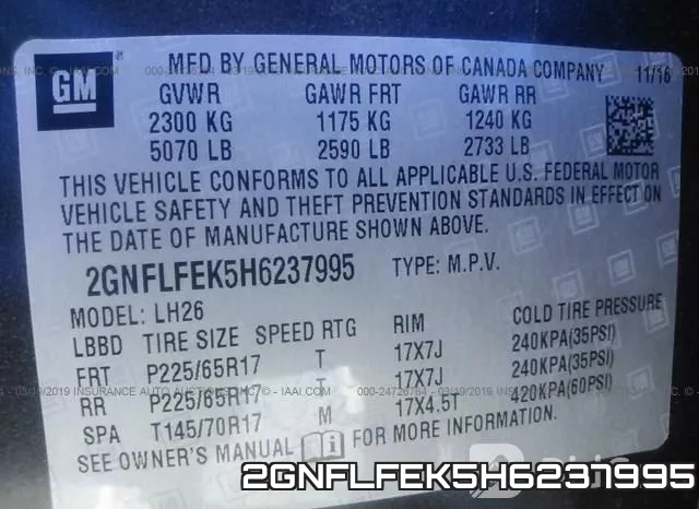 2GNFLFEK5H6237995