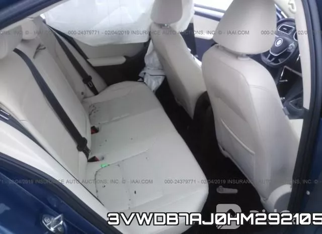 3VWDB7AJ0HM292105
