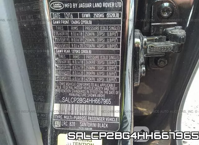 Land Rover Discovery, Sport SE