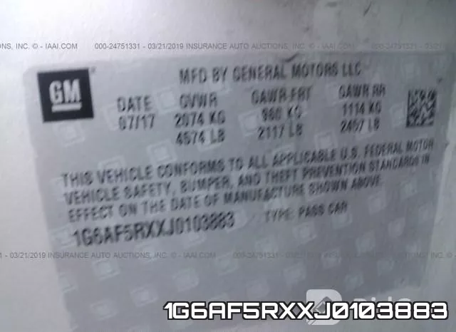 1G6AF5RXXJ0103883