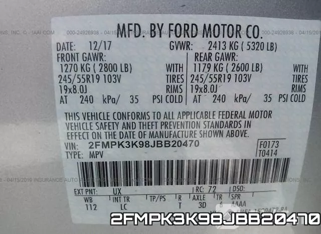 2FMPK3K98JBB20470