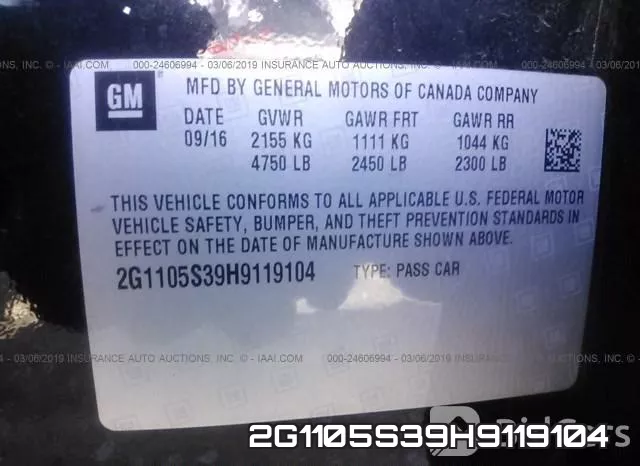 2G1105S39H9119104
