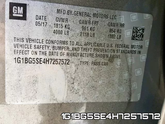 1G1BG5SE4H7257572