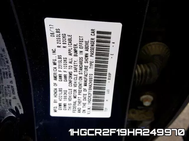 1HGCR2F19HA249970