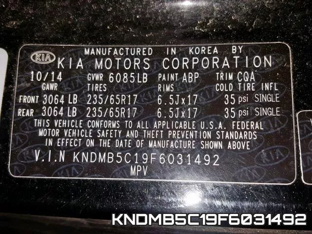 KNDMB5C19F6031492