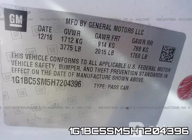 1G1BC5SM5H7204396