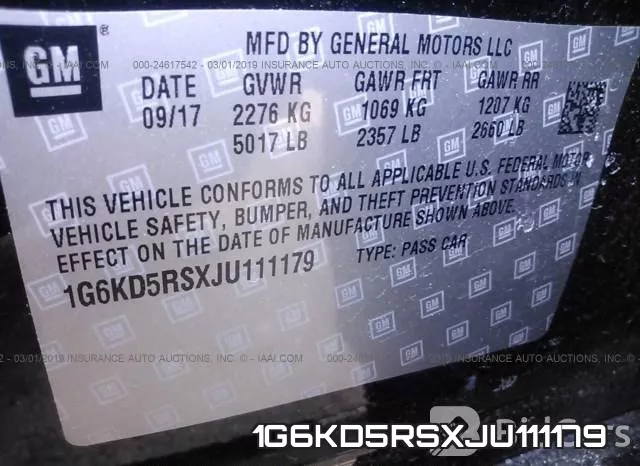 1G6KD5RSXJU111179