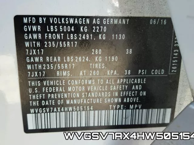 WVGSV7AX4HW505154