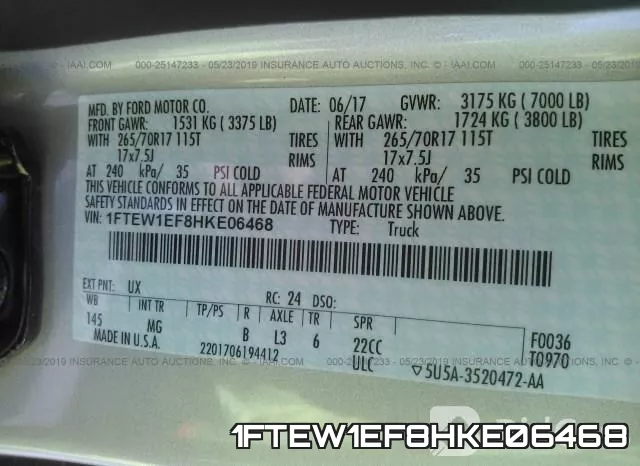 1FTEW1EF8HKE06468