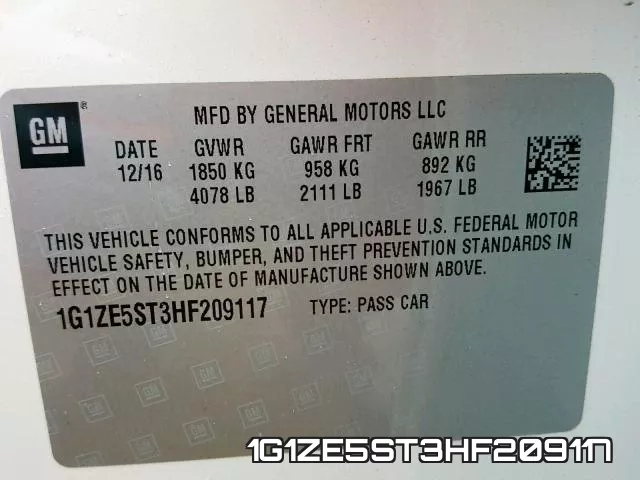 1G1ZE5ST3HF209117