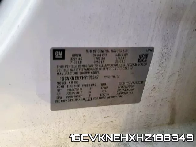 1GCVKNEHXHZ188349